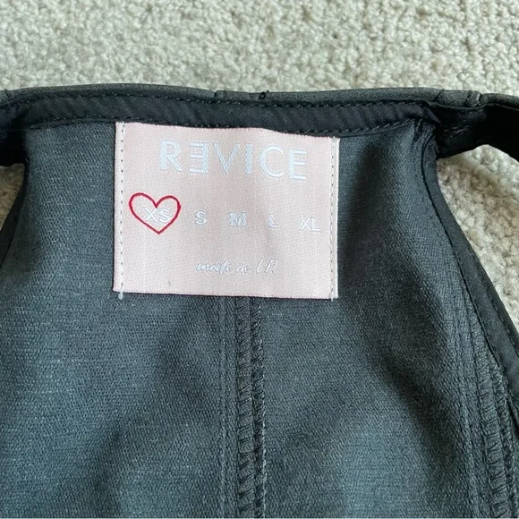 NWT Revice Vixen Dress in color Black Sabbath Zipper Front Mini Dress - Picture 5 of 9